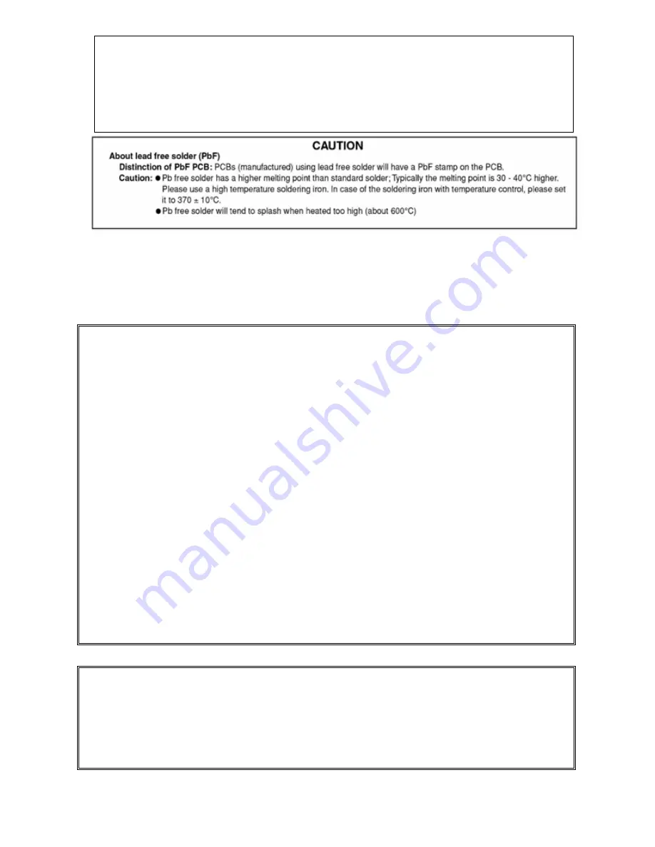 Panasonic NN-SG636 CTH Service Manual Download Page 2