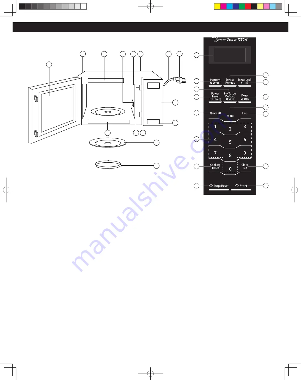 Panasonic NN-SN736B Скачать руководство пользователя страница 9