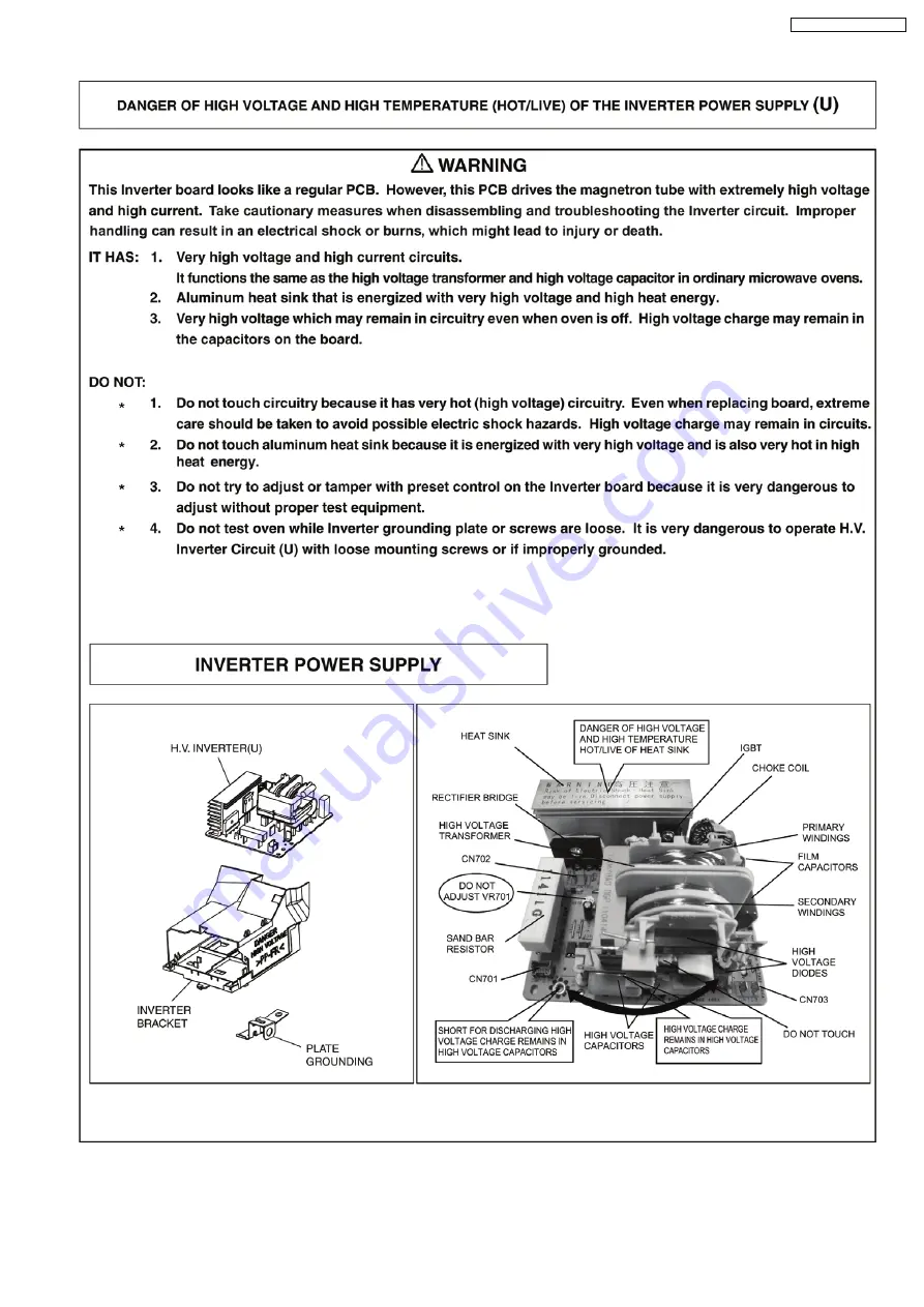 Panasonic NN-ST65JB Скачать руководство пользователя страница 3