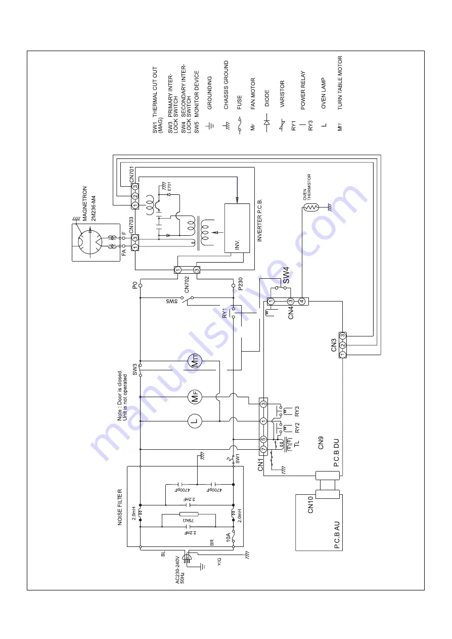 Panasonic NN-T259CB Service Manual Download Page 7