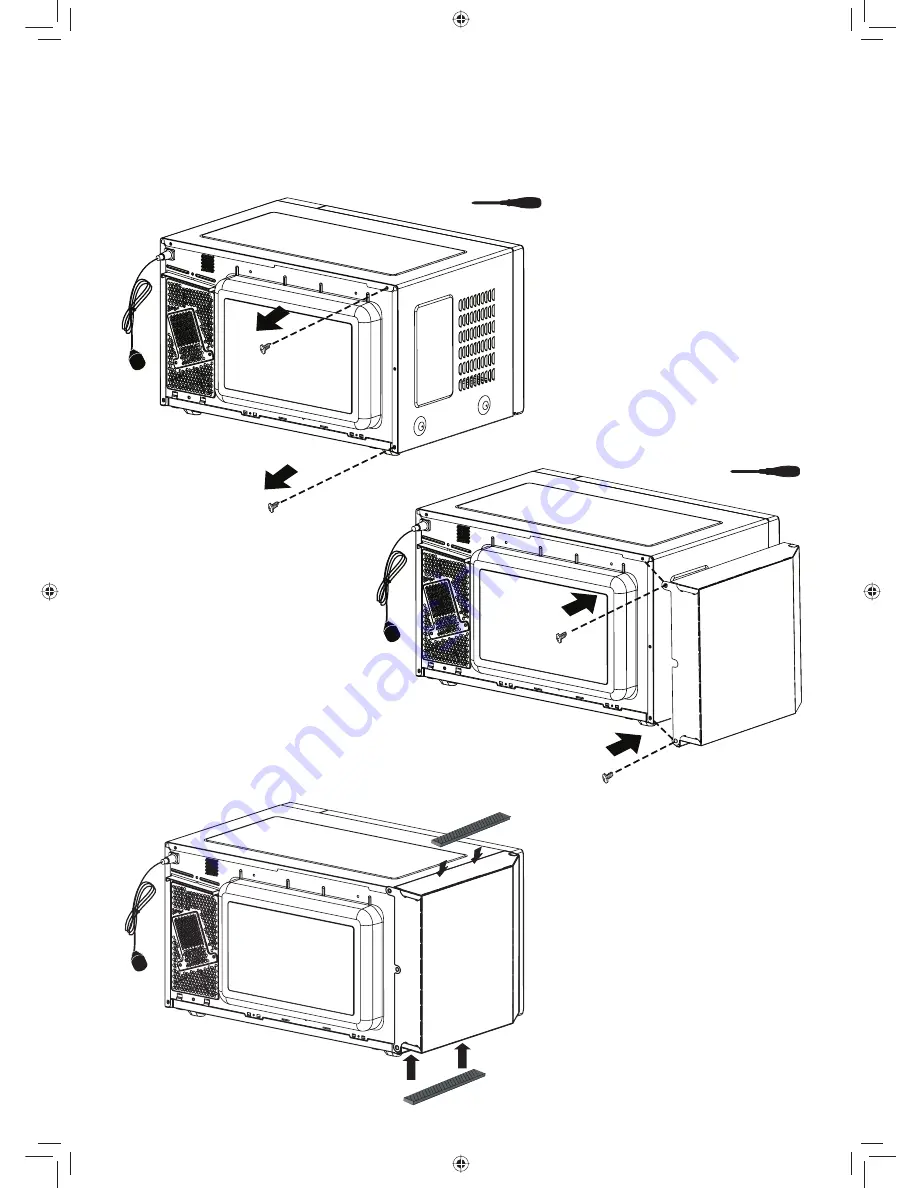 Panasonic NN-TK621SSAP Installation Instruction Download Page 8