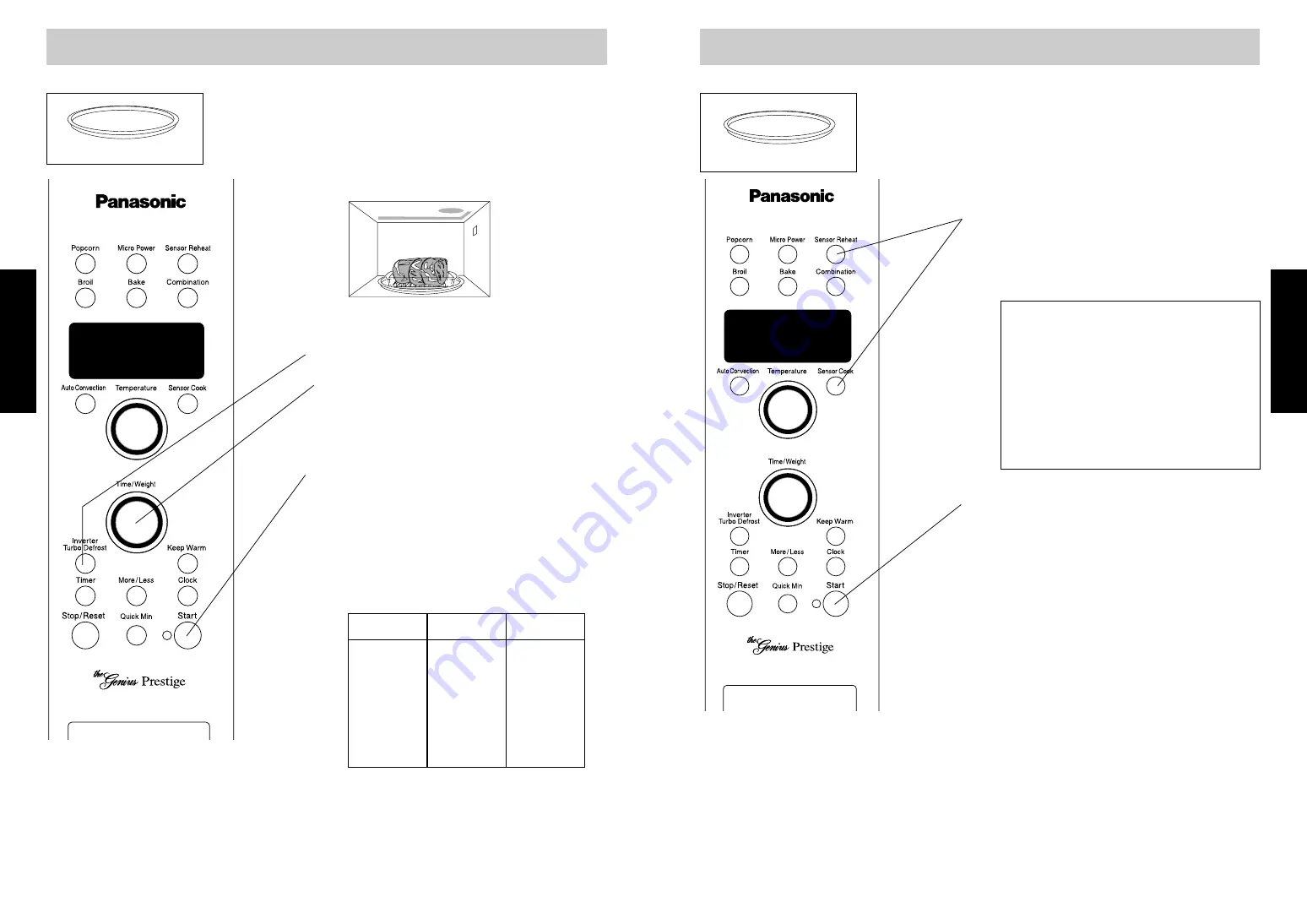 Panasonic NNC994S - Genius Prestige - Convection Microwave Oven Скачать руководство пользователя страница 19