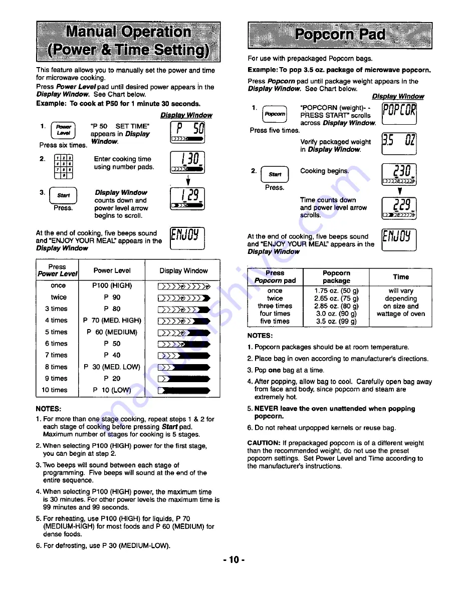 Panasonic NNS789WAS Operating Instructions Manual Download Page 12