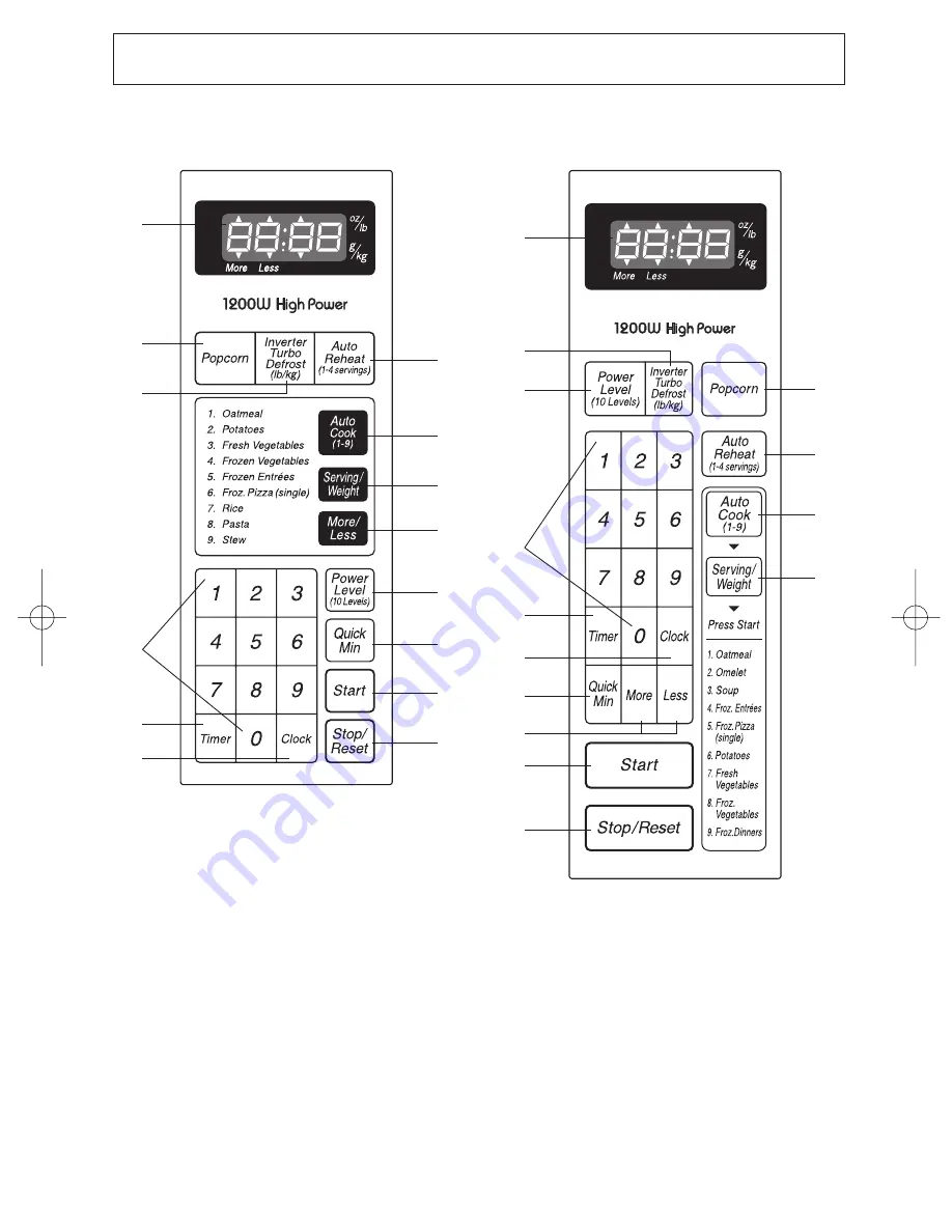 Panasonic NNS924 - MICROWAVE OVEN - 1.6 CU.FT Скачать руководство пользователя страница 11