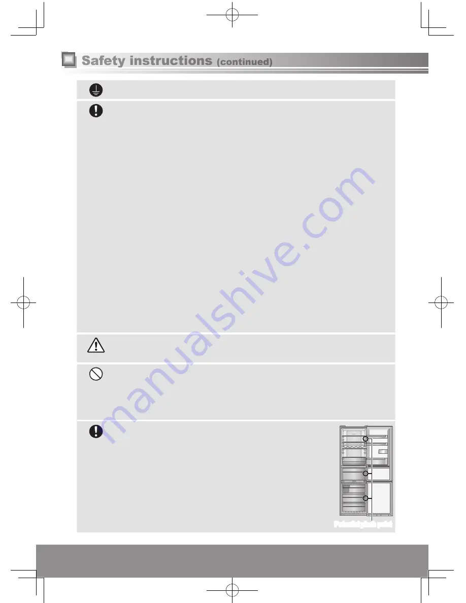 Panasonic NR-B32FW2 Operating Instructions Manual Download Page 4