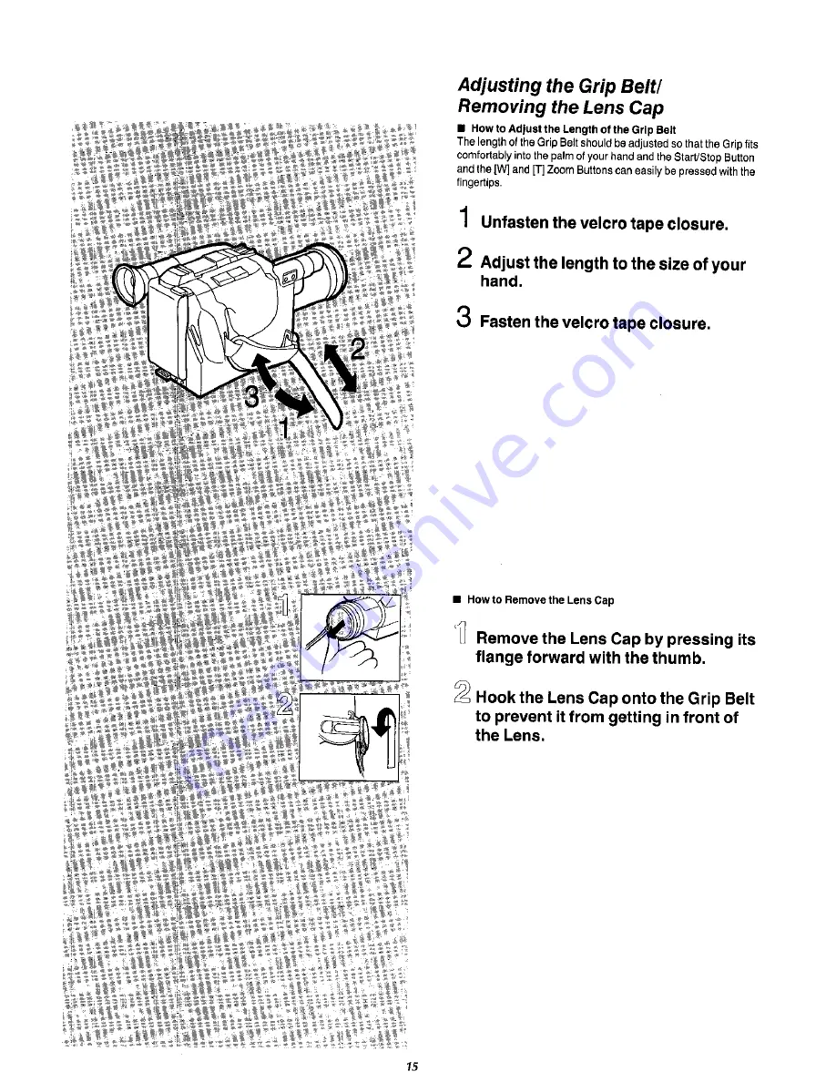 Panasonic NV-G101B Operating Instructions Manual Download Page 13