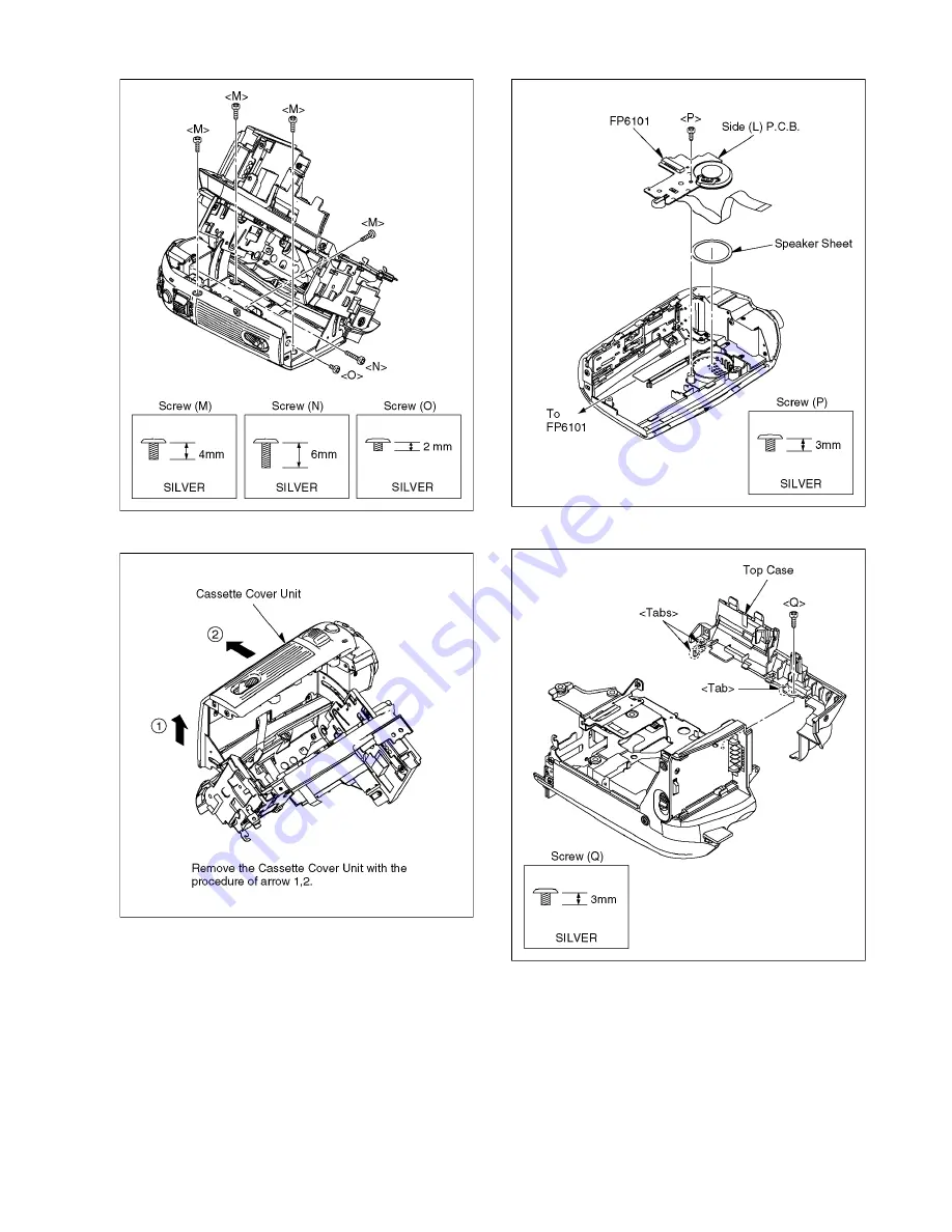 Panasonic NV-GS500E Service Manual Download Page 21