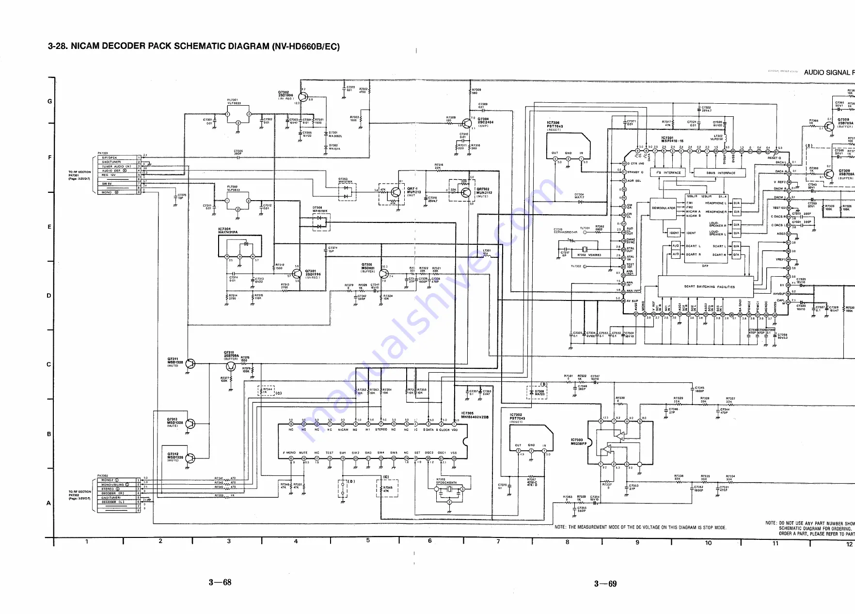 Panasonic NV-HD660 EC Service Manual Download Page 78