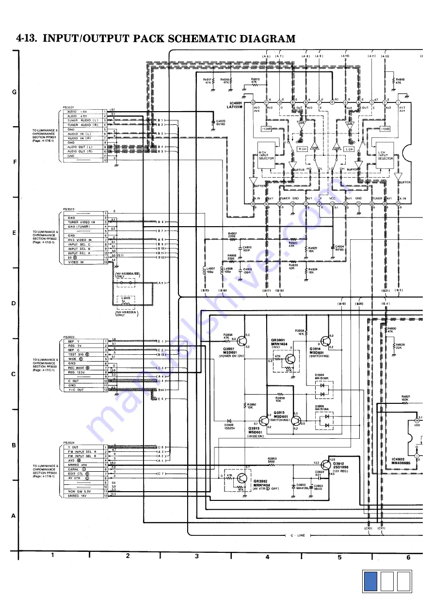 Panasonic NV-HS800 Service Manual Download Page 78