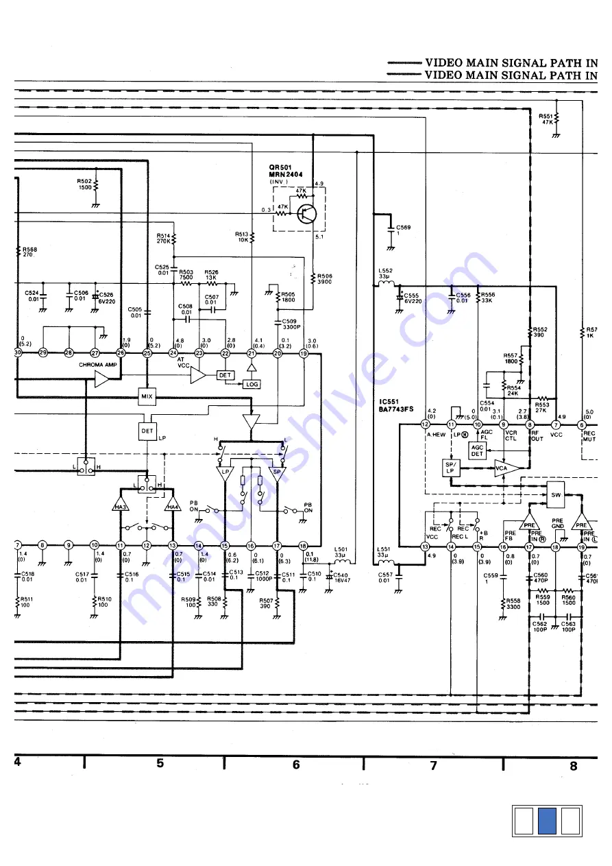 Panasonic NV-HS800 Service Manual Download Page 82