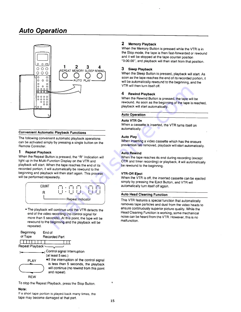 Panasonic NV-J11 Series Operating Instructions Manual Download Page 15