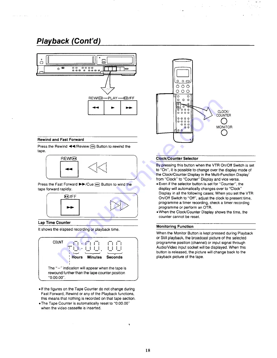 Panasonic NV-J11 Series Скачать руководство пользователя страница 18