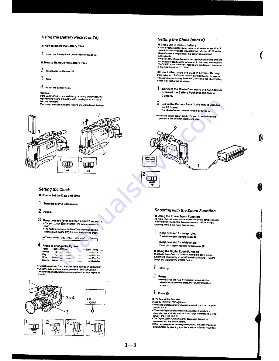 Panasonic NV-M40E Manual Download Page 4