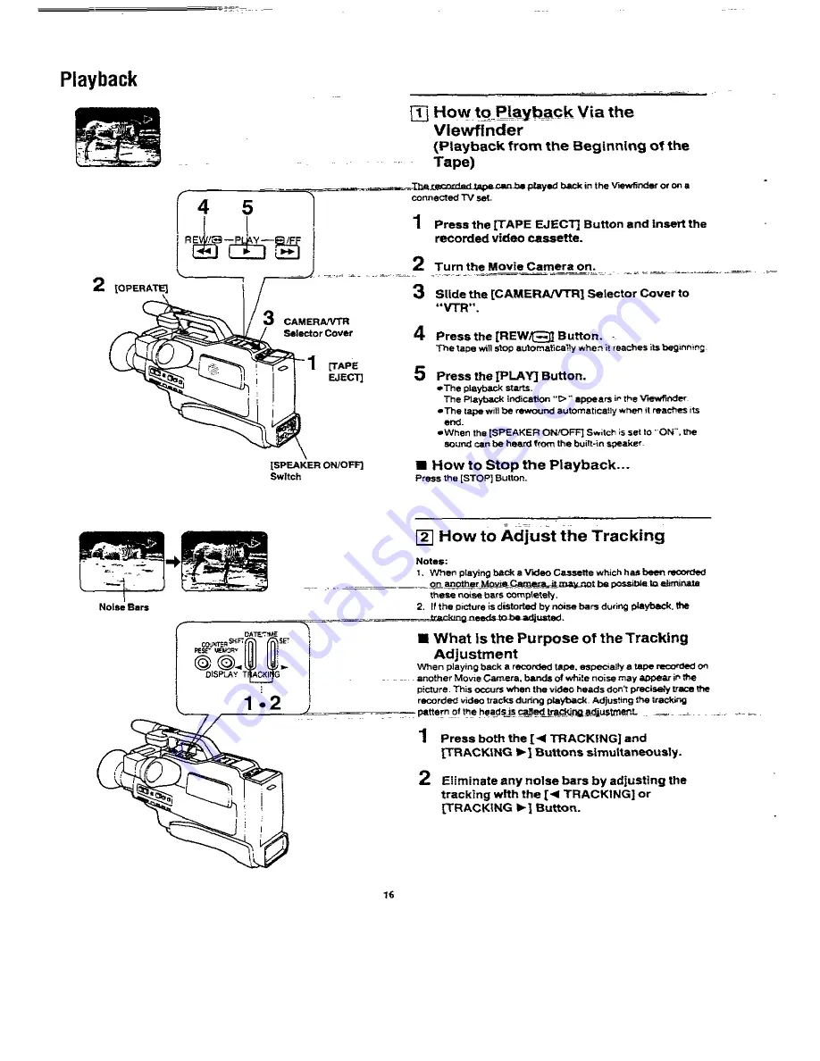 Panasonic NV-MS4B Operating Instructions Manual Download Page 16