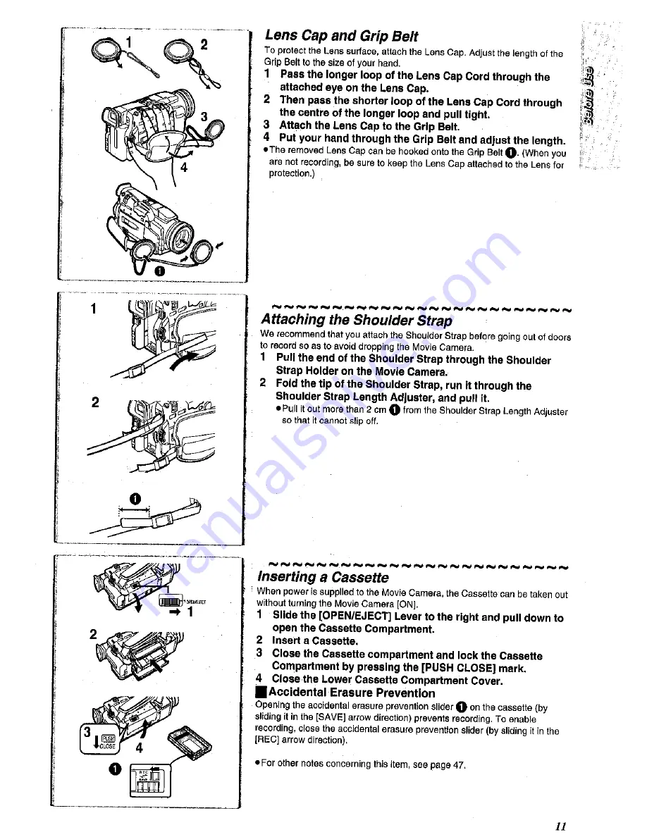 Panasonic NV MX 2 B Operating Instructions Manual Download Page 11