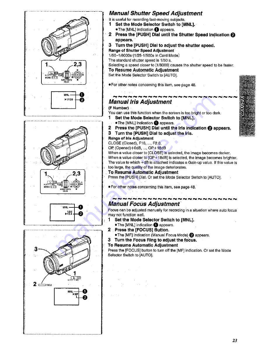 Panasonic NV-MX2B Operating Instructions Manual Download Page 23