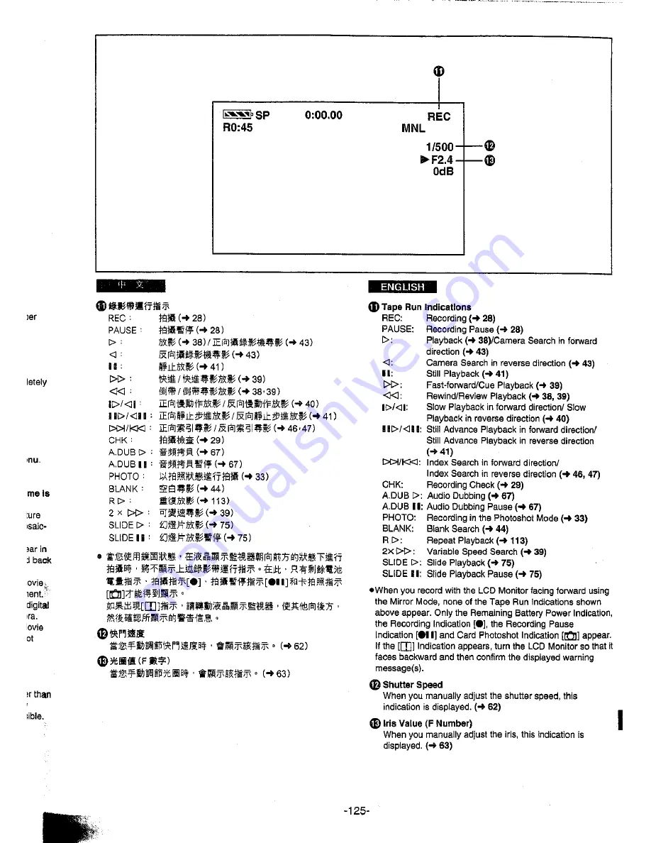 Panasonic NV-MX300A Operating Instructions Manual Download Page 123