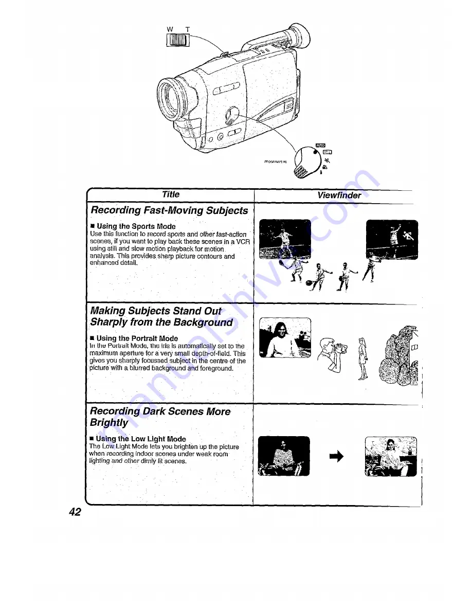 Panasonic NV-RX21B Скачать руководство пользователя страница 42