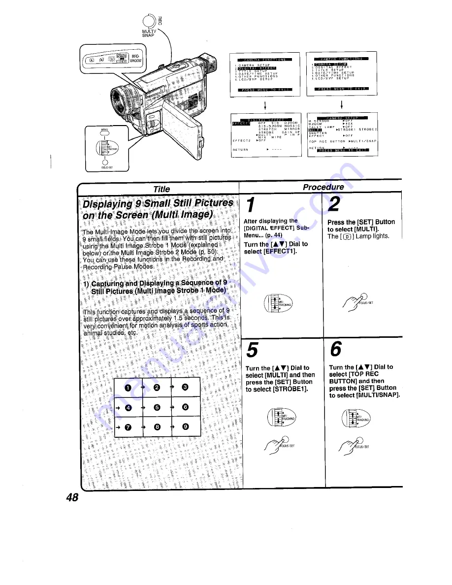 Panasonic NV-VS7B Operating Instructions Manual Download Page 48