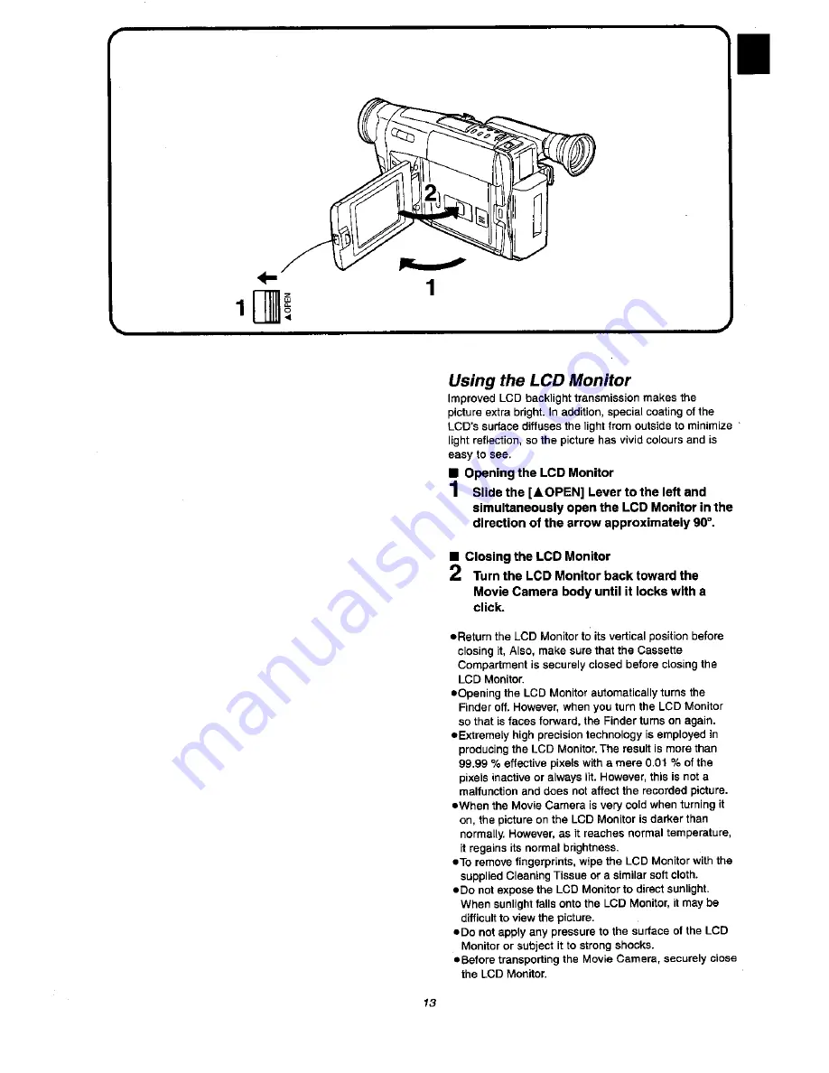 Panasonic NV VX 27 Operating Instructions Manual Download Page 13