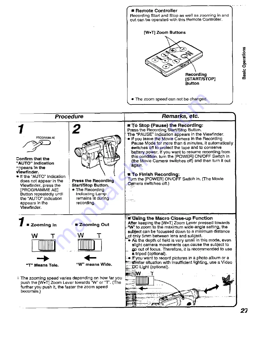 Panasonic NV-VX21B Operating Instructions Manual Download Page 27