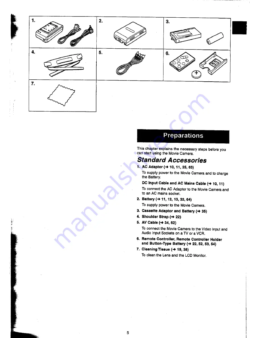 Panasonic NV-VX22A Operating Instructions Manual Download Page 5