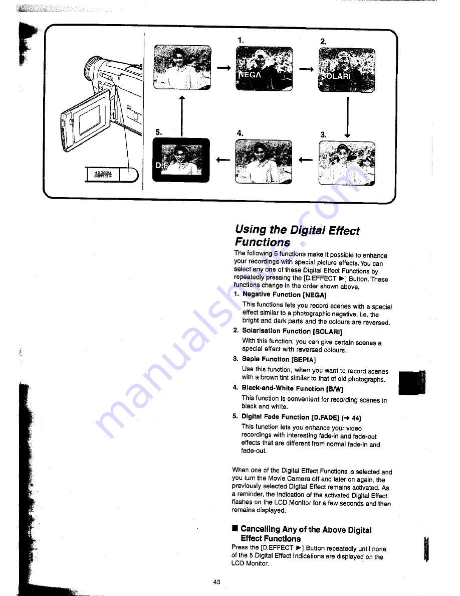 Panasonic NV-VX22A Operating Instructions Manual Download Page 43