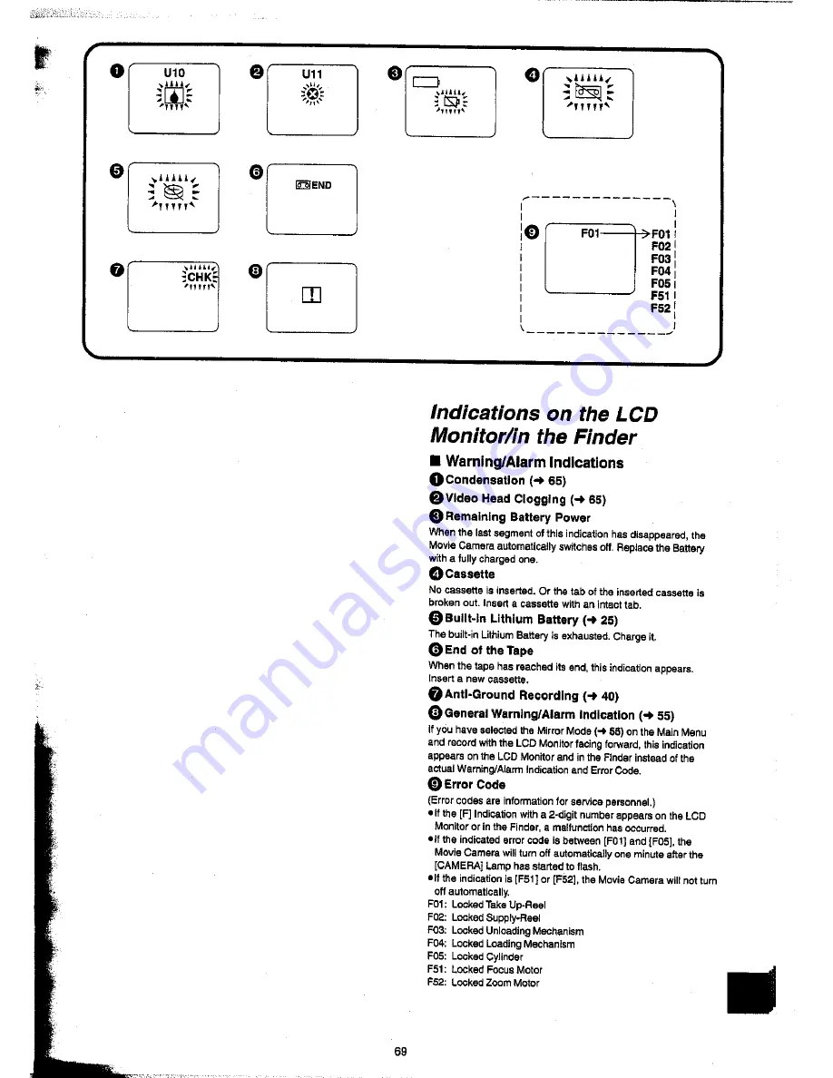 Panasonic NV-VX22A Operating Instructions Manual Download Page 69