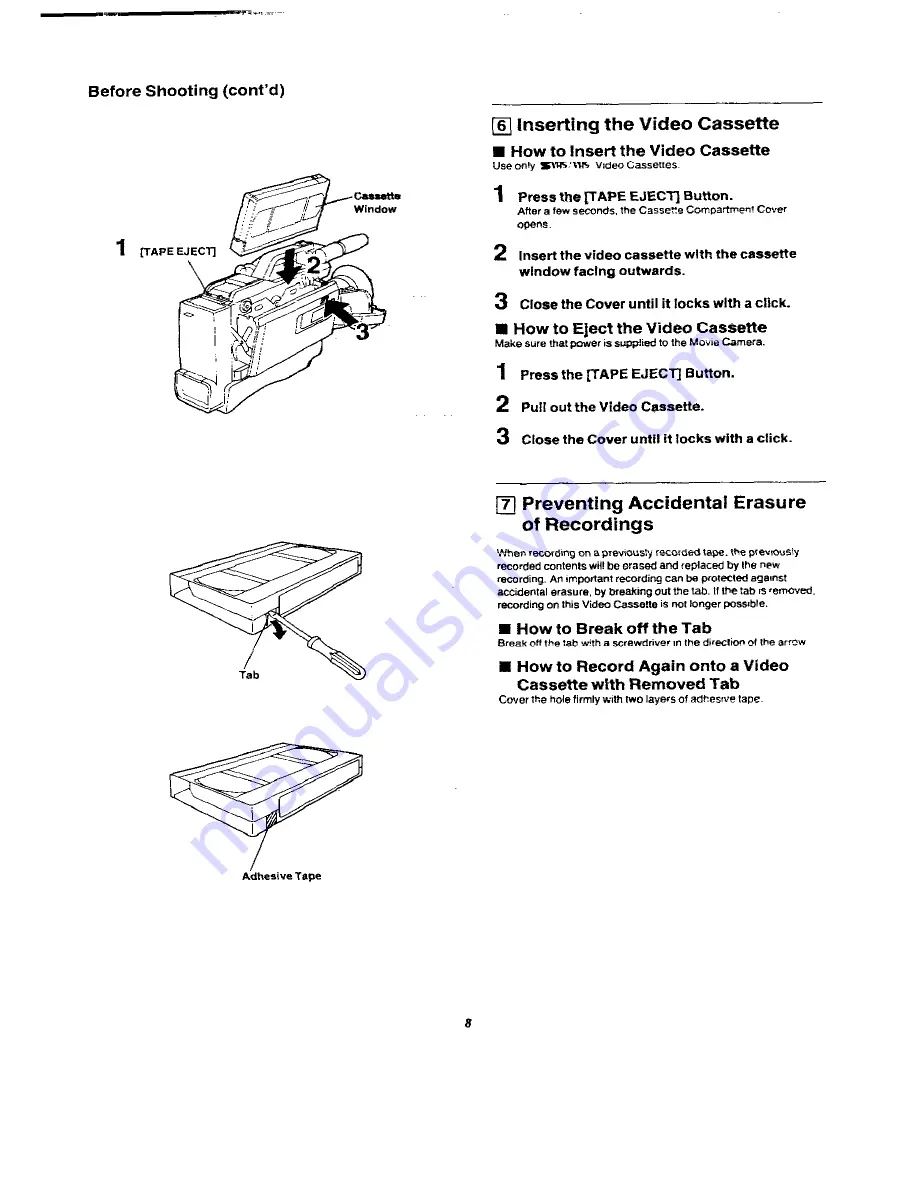 Panasonic NVM40 Basic Operations Download Page 8