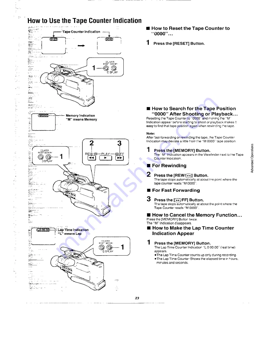 Panasonic NVM40 Basic Operations Download Page 23