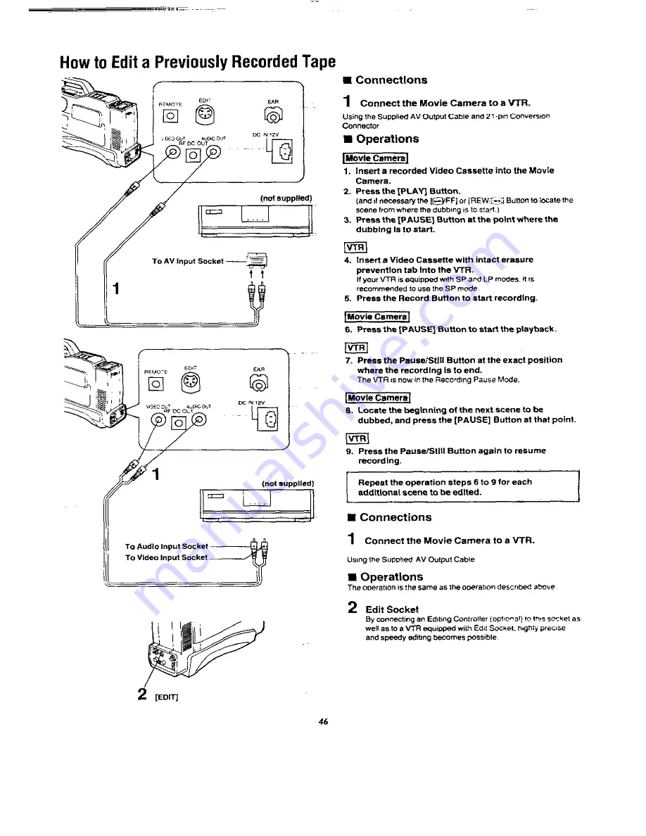 Panasonic NVM40 Скачать руководство пользователя страница 46