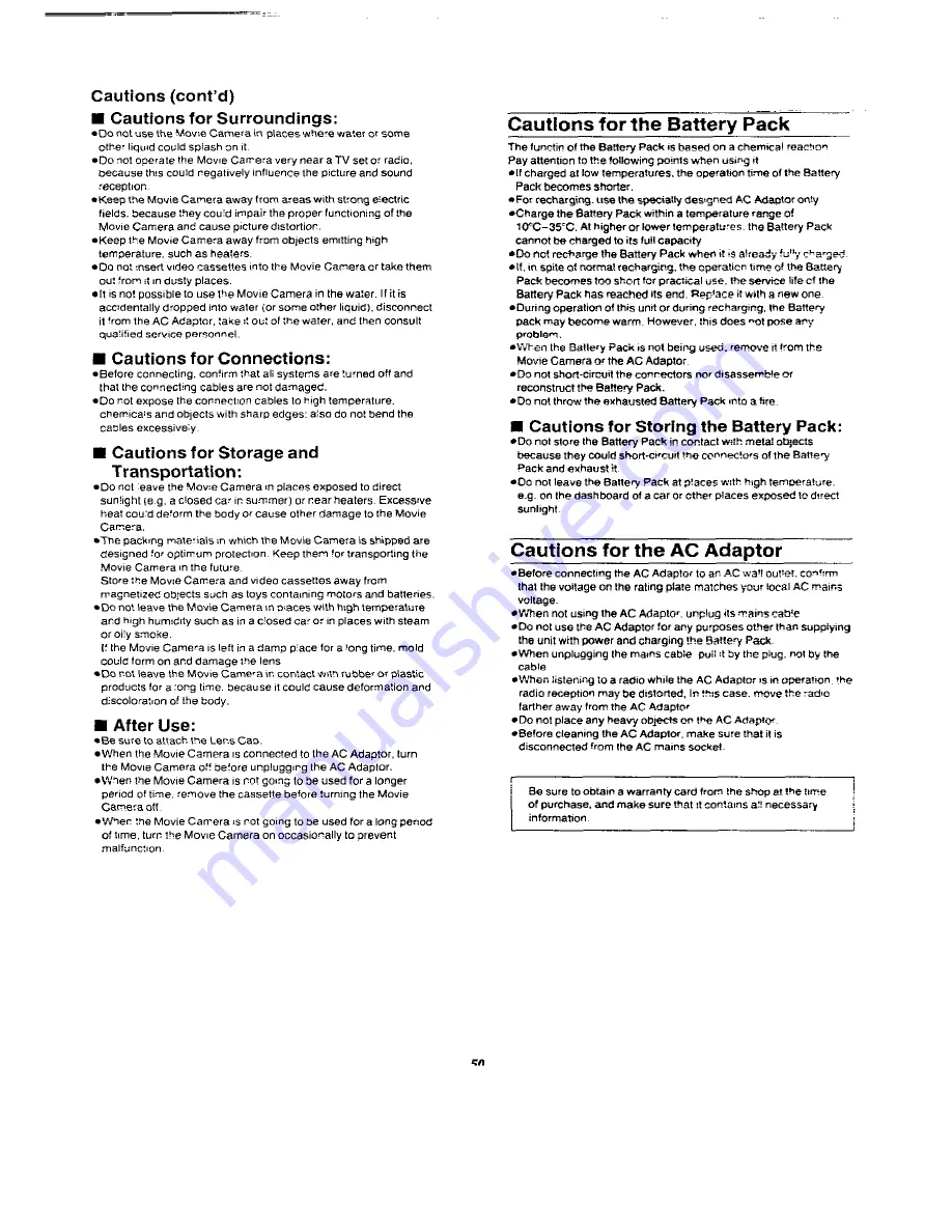 Panasonic NVM40 Basic Operations Download Page 50