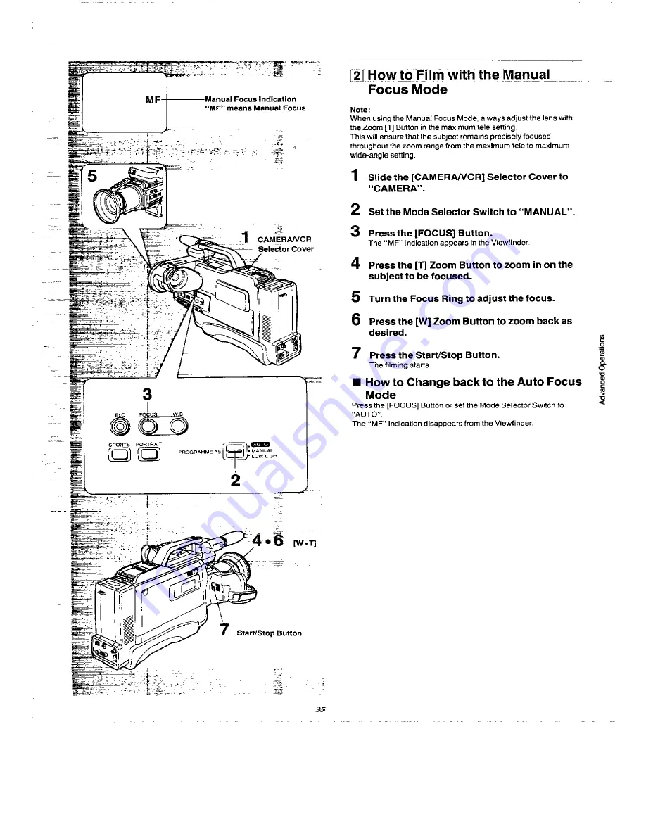 Panasonic NVM50 Operating Instructions Manual Download Page 35