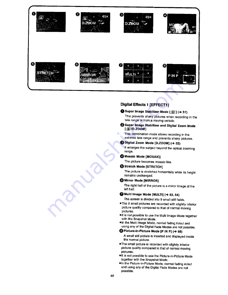 Panasonic NVVX37A Operating Instructions Manual Download Page 48