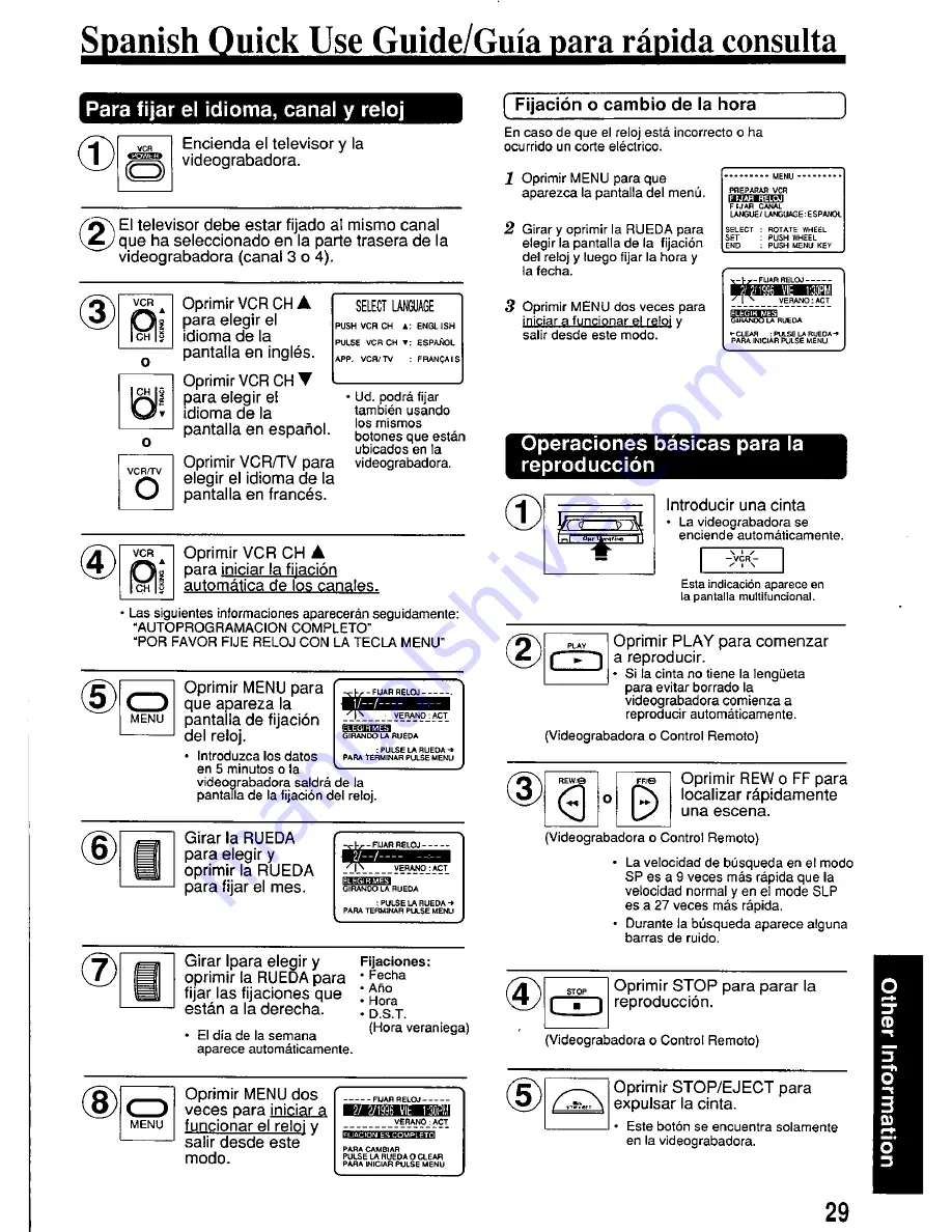 Panasonic Omnivision PV-4663 Operating Instructions Manual Download Page 29