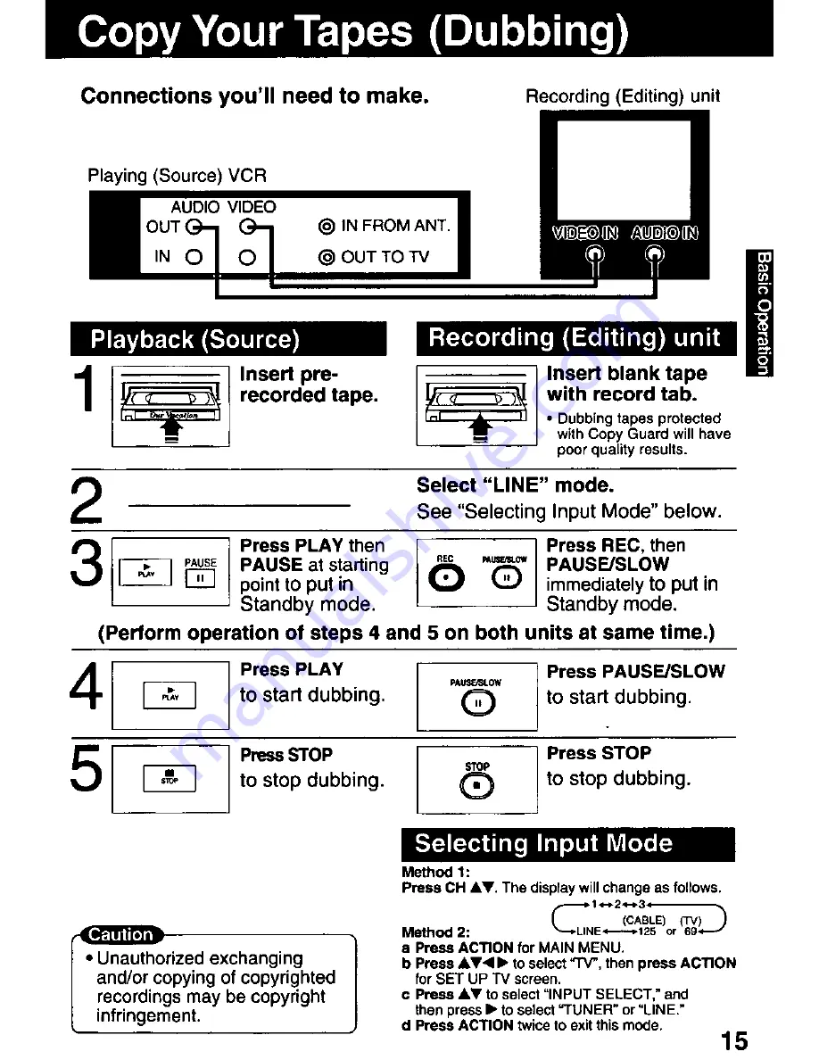 Panasonic Omnivision PV-C1321 Скачать руководство пользователя страница 15