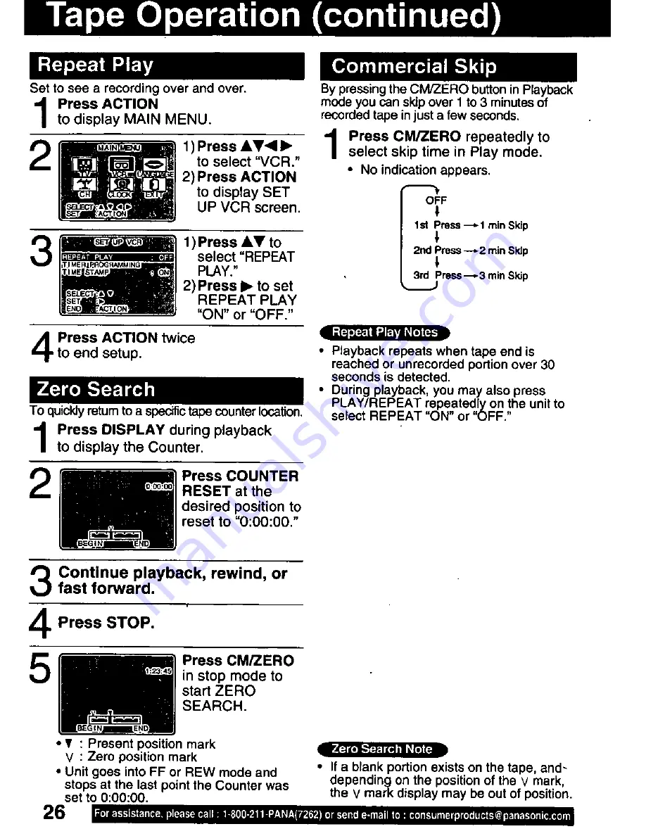 Panasonic Omnivision PV-C1321 Operating Manual Download Page 26