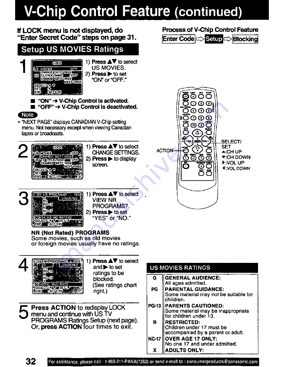 Panasonic Omnivision PV-C1321 Operating Manual Download Page 32