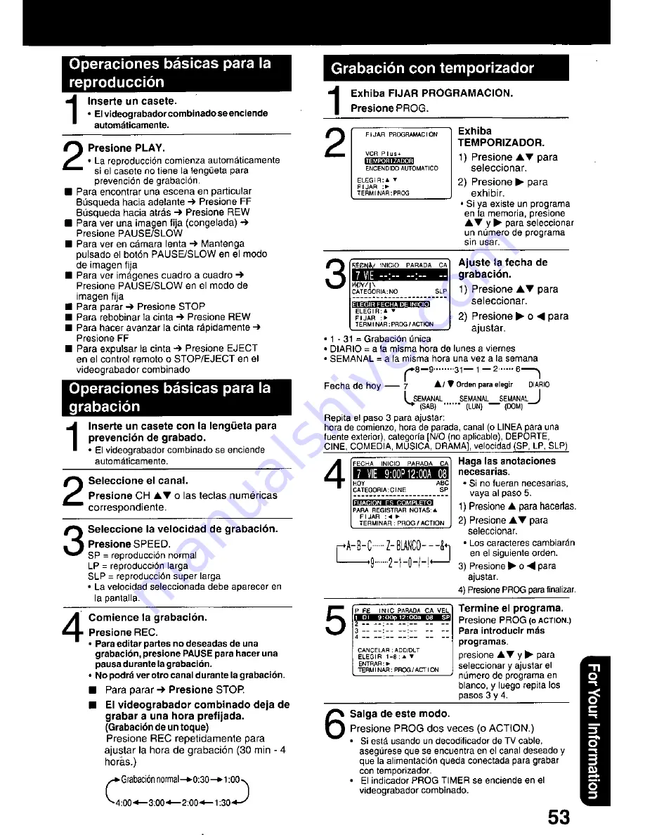 Panasonic OmniVision PV-C2060 Operating Manual Download Page 53