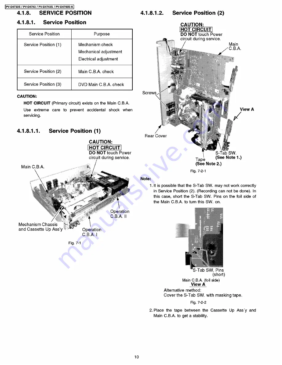 Panasonic Omnivision PV-D4733S Скачать руководство пользователя страница 10