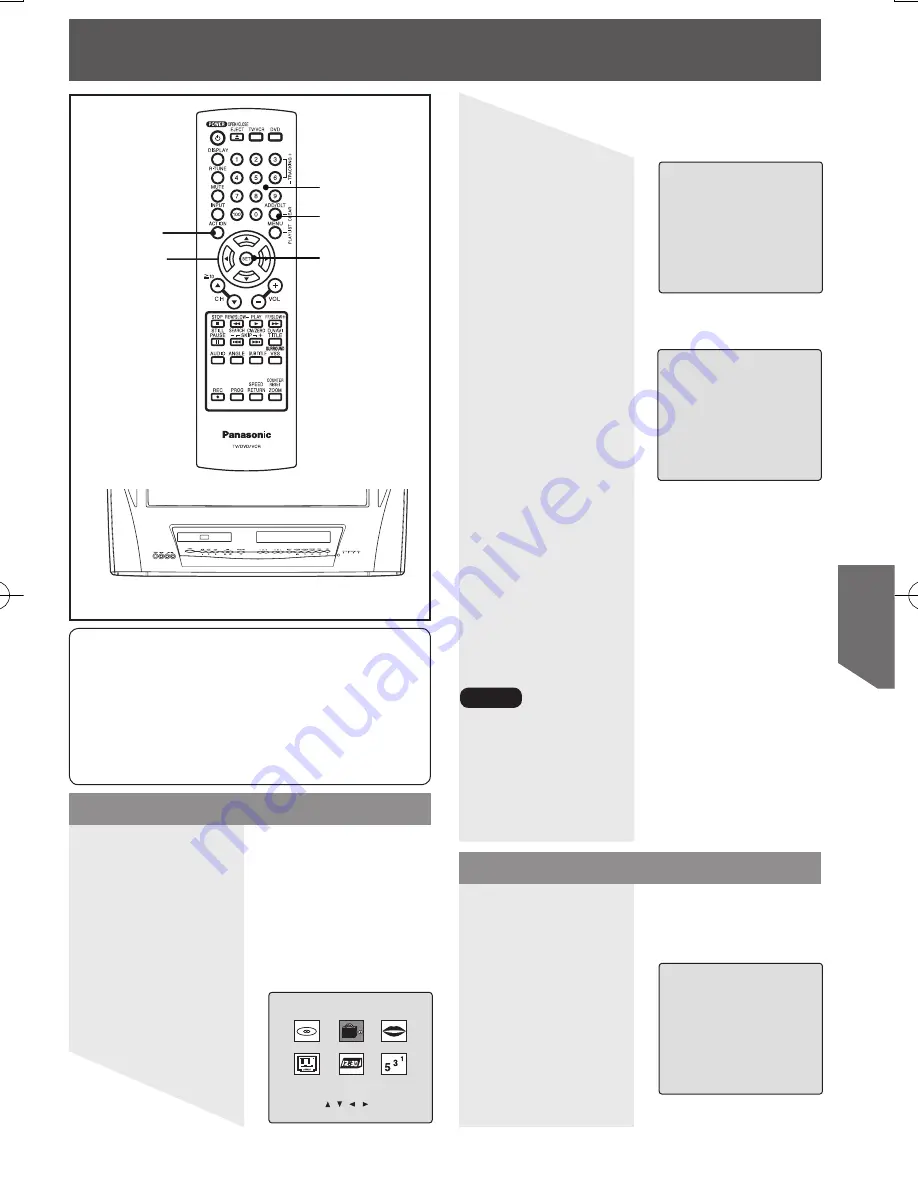 Panasonic OmniVision PV-DM2794 Operating Instructions Manual Download Page 39