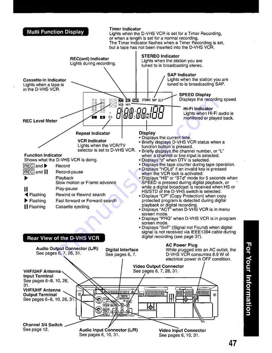 Panasonic Omnivision PV-HD1000 Basic Operation Download Page 48