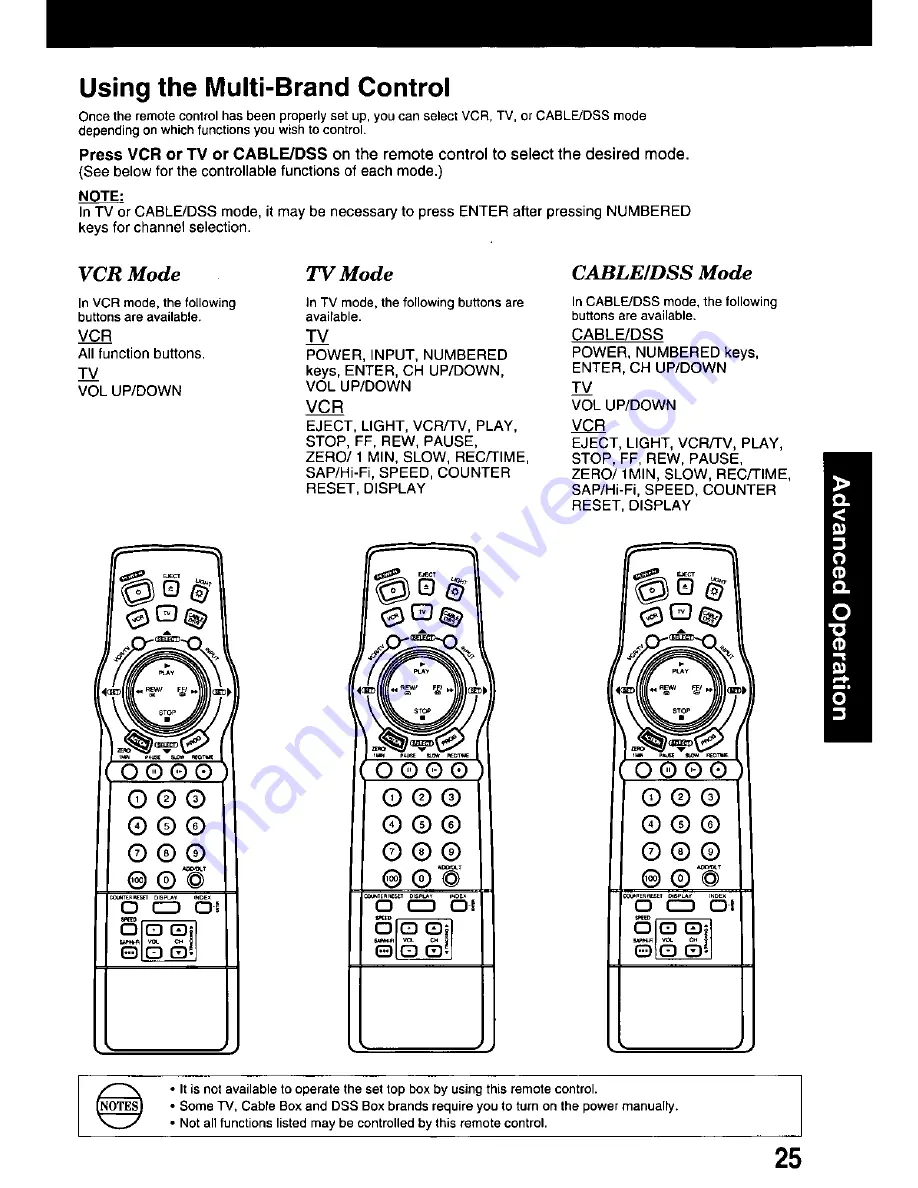 Panasonic Omnivision PV-HD1000 Operating Manual Download Page 25