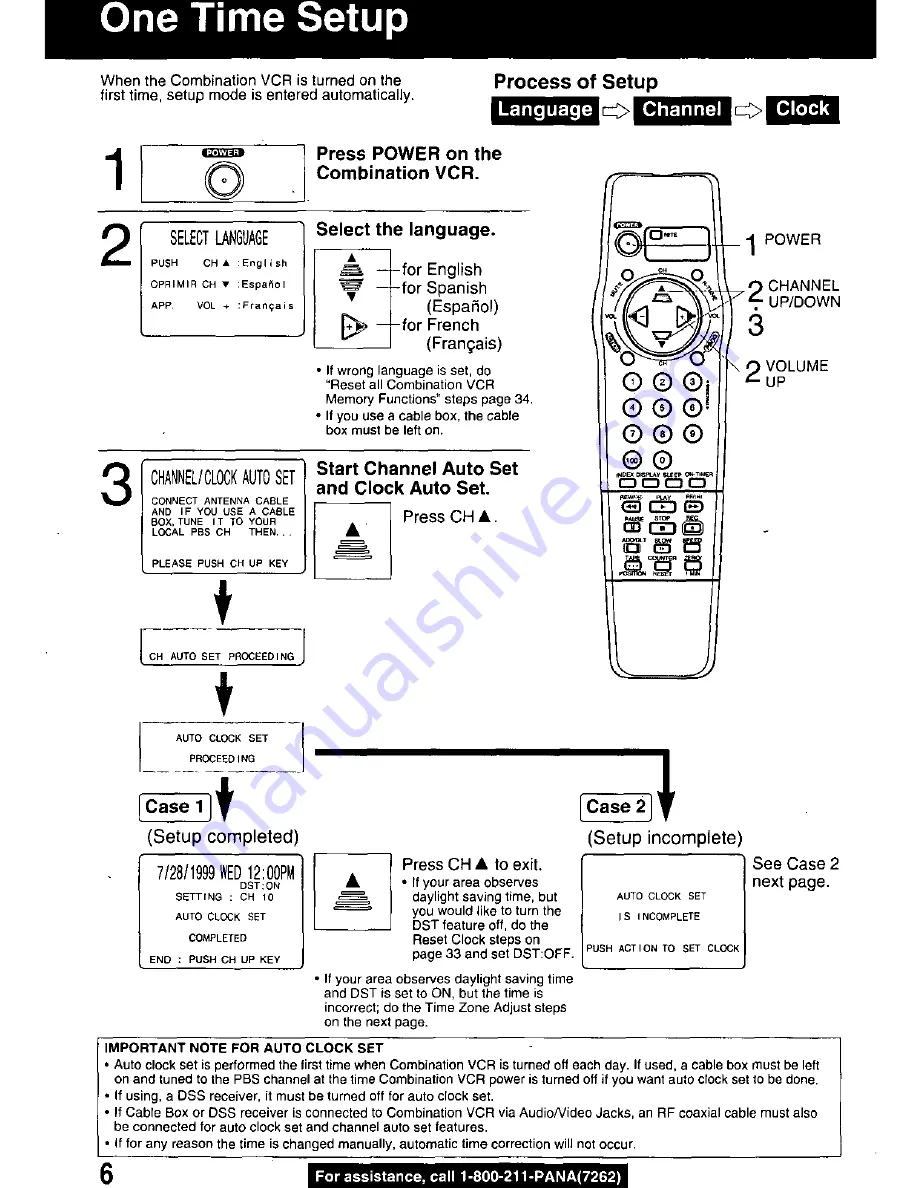 Panasonic OmniVision PV-M1339 User Manual Download Page 6