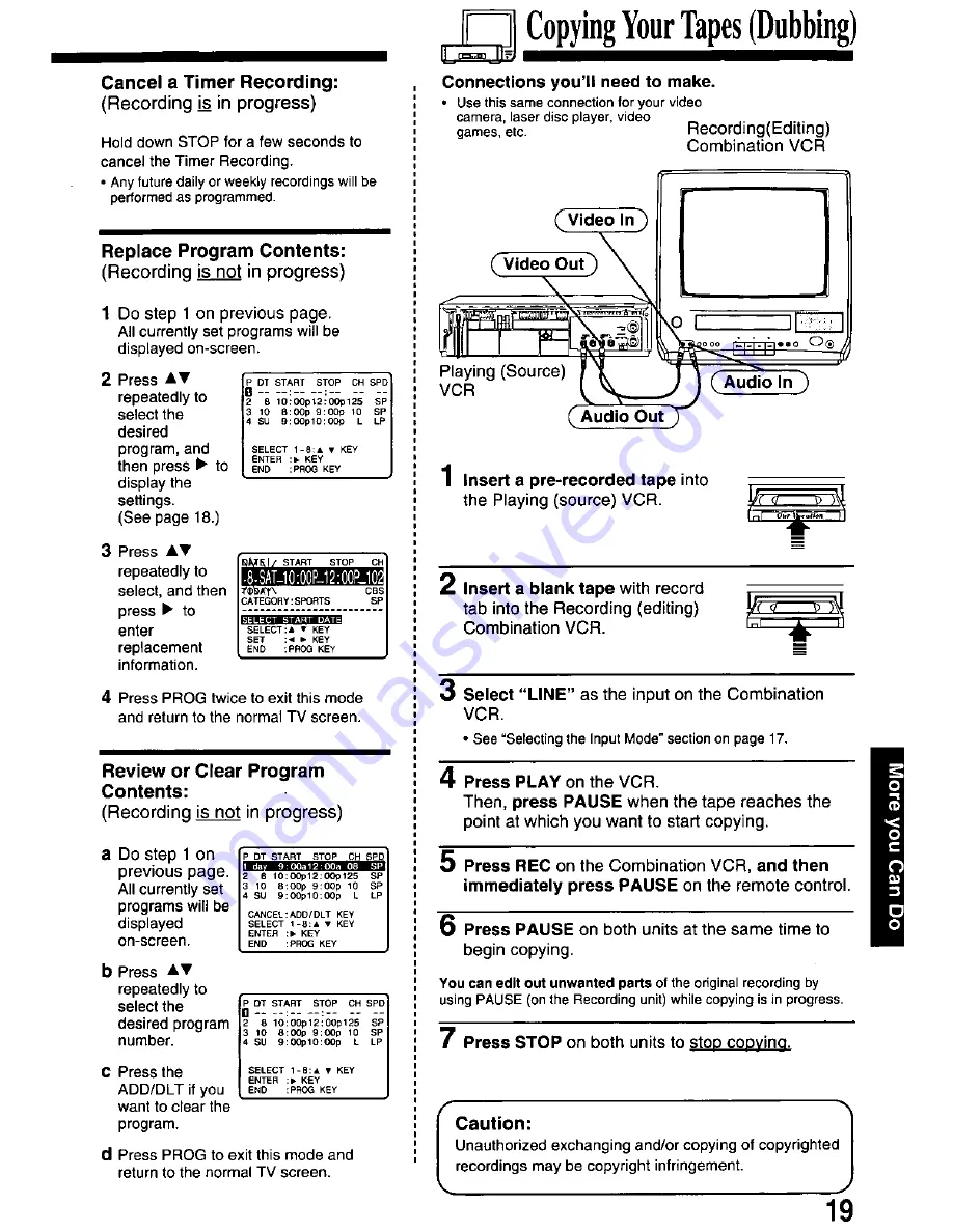 Panasonic Omnivision PV-M1378W Operating Manual Download Page 19