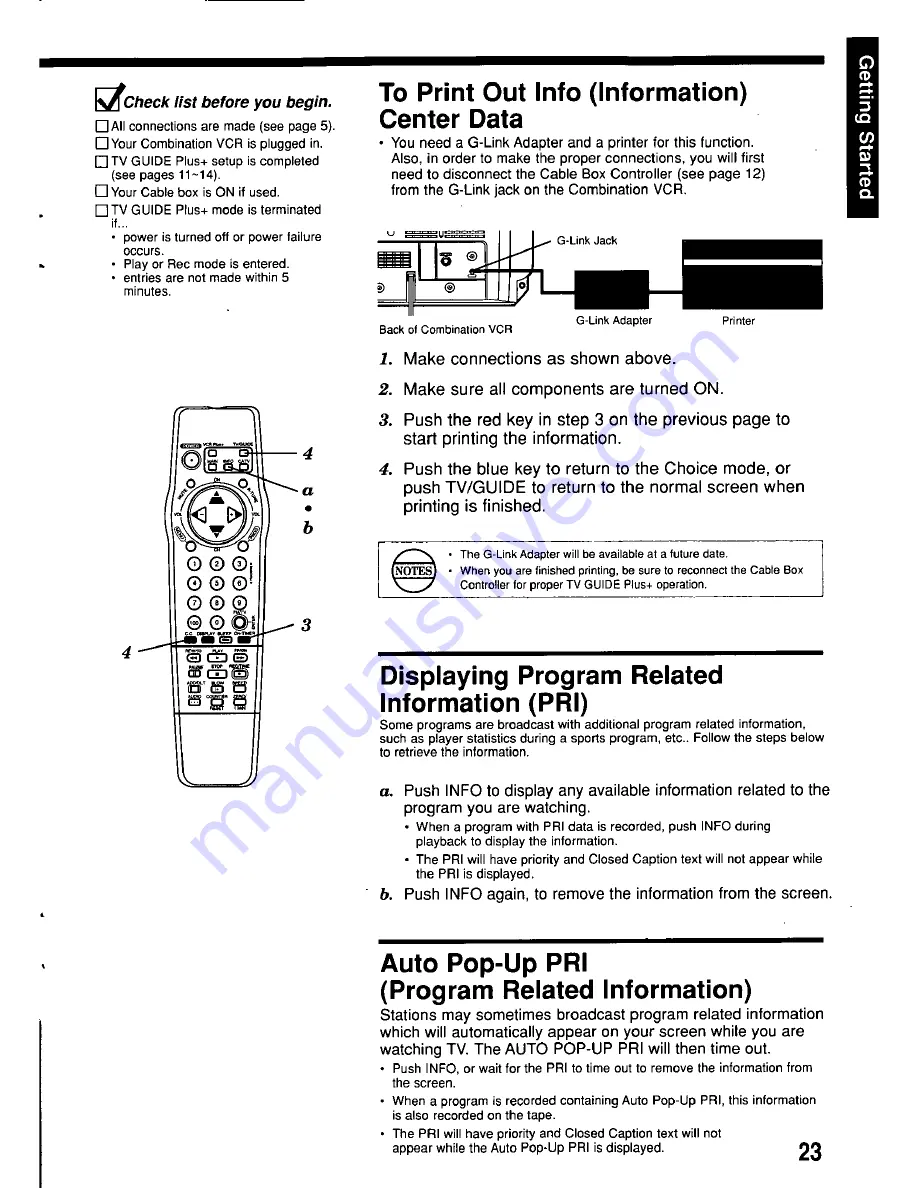 Panasonic OmniVision PV-M2057 User Manual Download Page 23