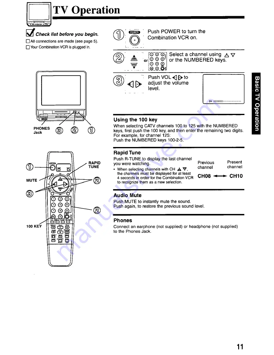 Panasonic OmniVision PV-M2767 Скачать руководство пользователя страница 11