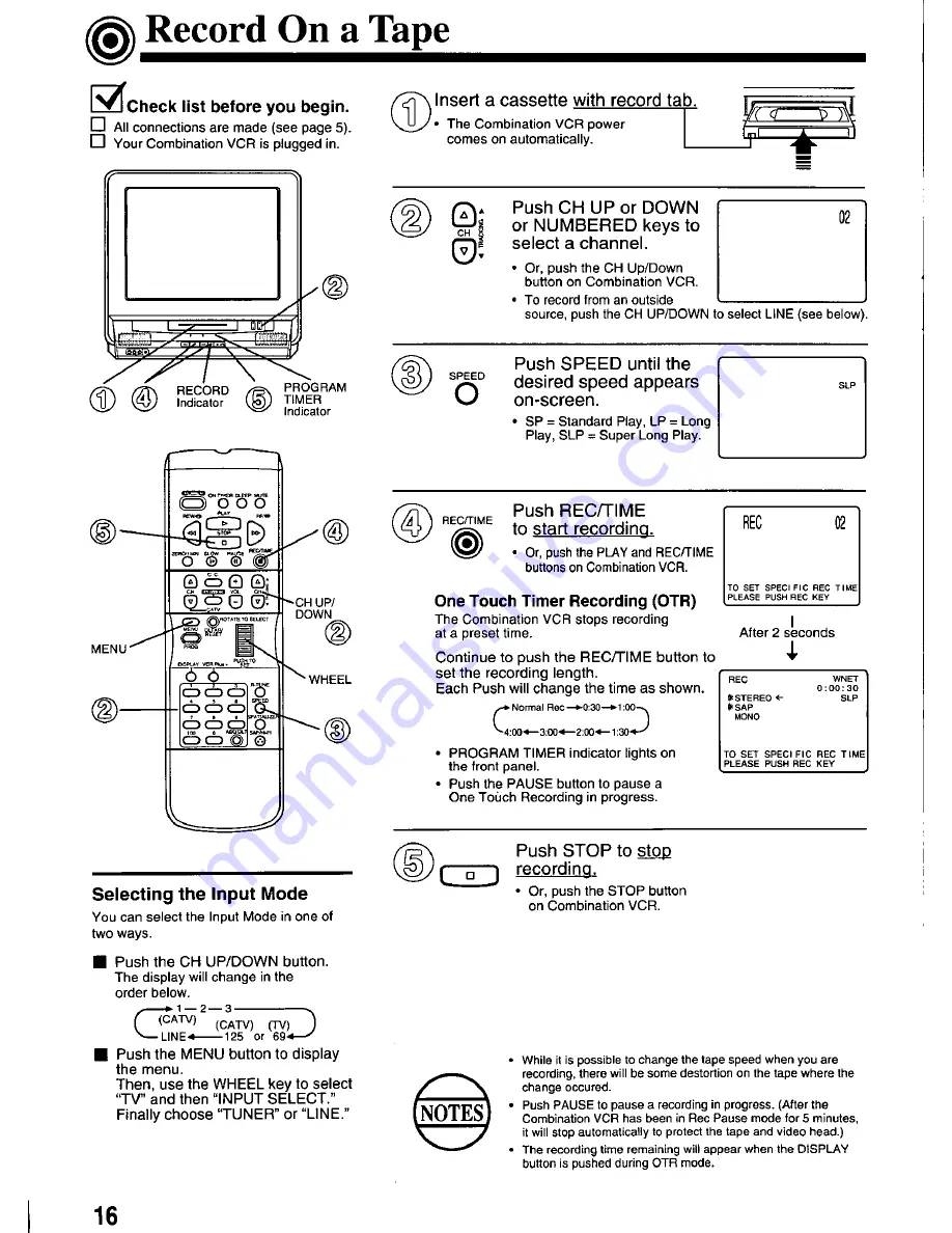 Panasonic OmniVision PV-M2776 Скачать руководство пользователя страница 16