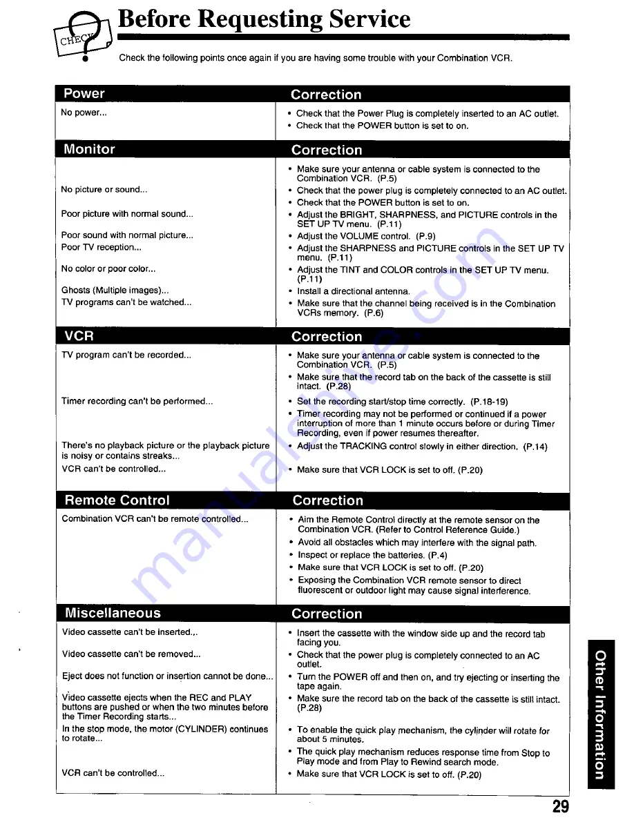 Panasonic OmniVision PV-M2776 User Manual Download Page 29