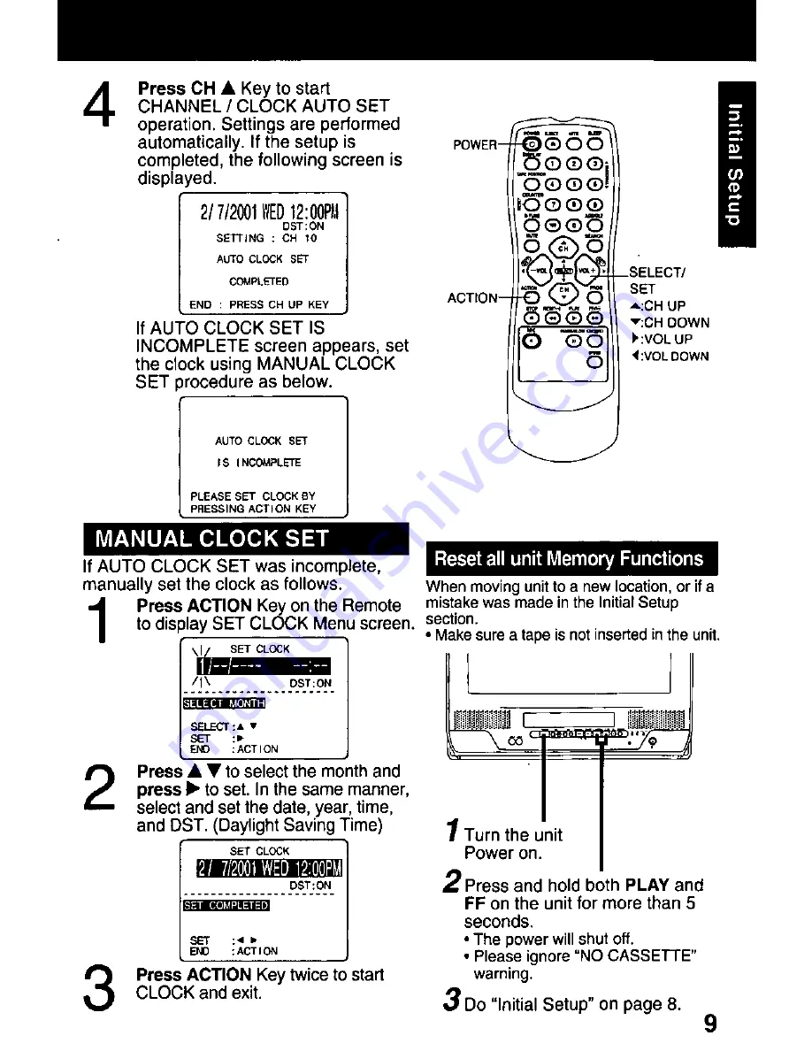 Panasonic OmniVision PV-Q1311 User Manual Download Page 9